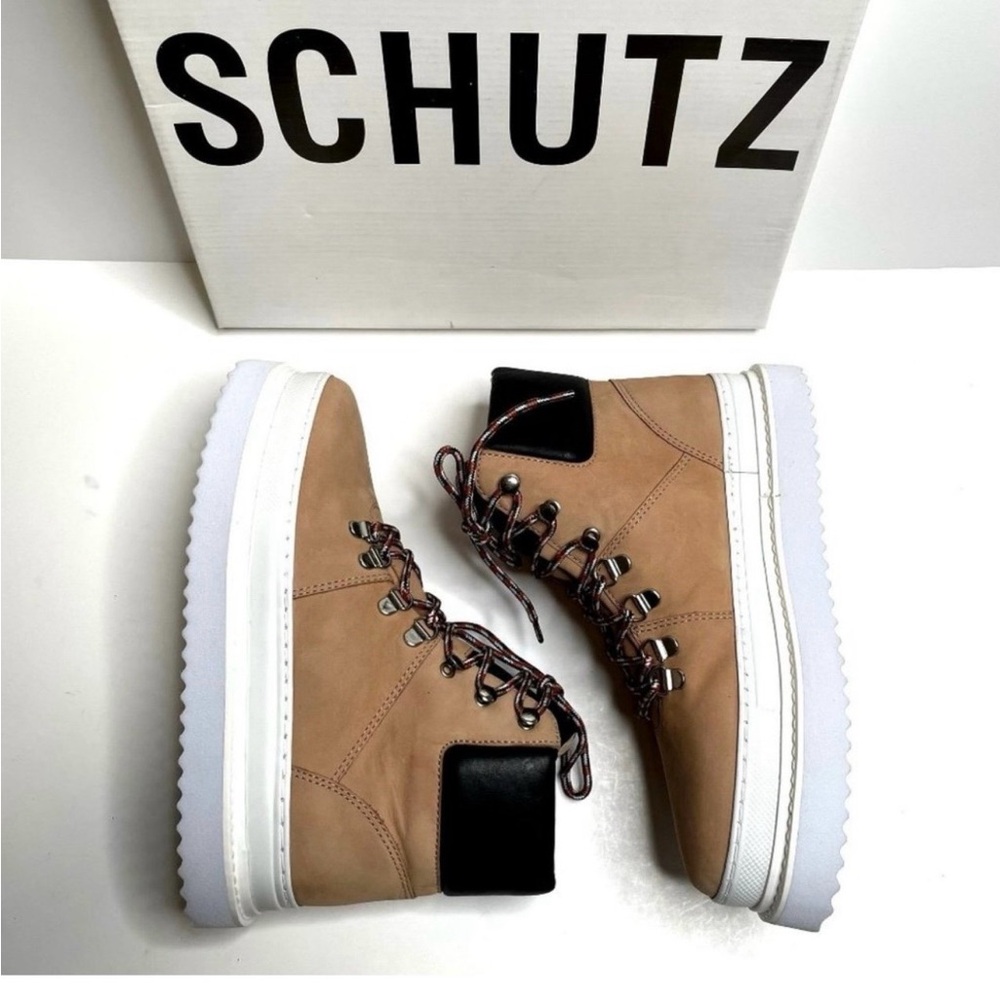 Schutz Tan High-Top Woman’s  Shoes